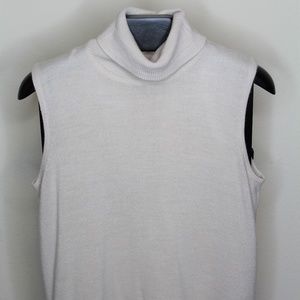 Sleeveless Turtleneck Top